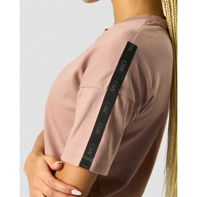 ICANIWILL Stance Cropped T-shirt, Dark Brown 15 ICANIWILL Stance Cropped T-shirt, Dark Brown - Billede 15