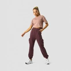 ICANIWILL Stance Cropped T-shirt, Light Mauve -butik med fitnessudstyr 13181 194R ICANIWILL Stance Cropped T shirt Light Mauve 04 feb23 1