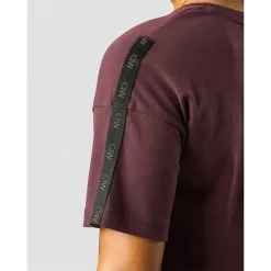 ICANIWILL Stance T-shirt, Burgundy -butik med fitnessudstyr 13182 006R ICANIWILL Stance T shirt Burgundy 03 feb23 2