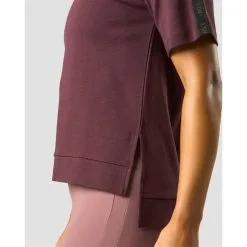 ICANIWILL Stance T-shirt, Mauve -butik med fitnessudstyr 13182 006R ICANIWILL Stance T shirt Burgundy 04 feb23 1