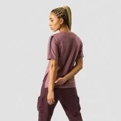 ICANIWILL Stance T-shirt, Mauve -butik med fitnessudstyr 13182 170R ICANIWILL Stance T shirt Mauve 02 feb23 2
