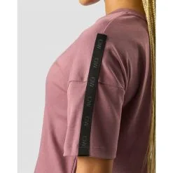 ICANIWILL Stance T-shirt, Mauve -butik med fitnessudstyr 13182 170R ICANIWILL Stance T shirt Mauve 03 feb23 2