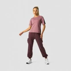 ICANIWILL Stance T-shirt, Mauve -butik med fitnessudstyr 13182 170R ICANIWILL Stance T shirt Mauve 05 feb23 1