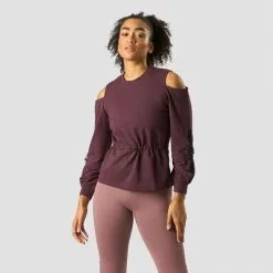 ICANIWILL Stance Long Sleeve, Burgundy -butik med fitnessudstyr 13183 006R ICANIWILL Stance Long Sleeve Burgundy 01 feb23 3