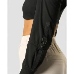 ICANIWILL Stance Cropped Long Sleeve, Black -butik med fitnessudstyr 13184 001R ICANIWILL Stance Cropped Long Sleeve Black 03 feb23 1
