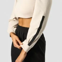 ICANIWILL Stance Cropped Long Sleeve, Light Mauve -butik med fitnessudstyr 13184 164R ICANIWILL Stance Cropped Long Sleeve Beige 03 feb23 3
