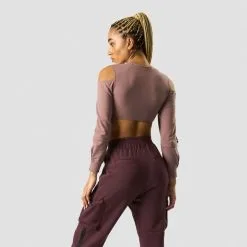 ICANIWILL Stance Cropped Long Sleeve, Light Mauve -butik med fitnessudstyr 13184 194R ICANIWILL Stance Cropped Long Sleeve Light Mauve 02 feb23 3