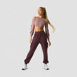 ICANIWILL Stance Cropped Long Sleeve, Beige -butik med fitnessudstyr 13184 194R ICANIWILL Stance Cropped Long Sleeve Light Mauve 03 feb23 1