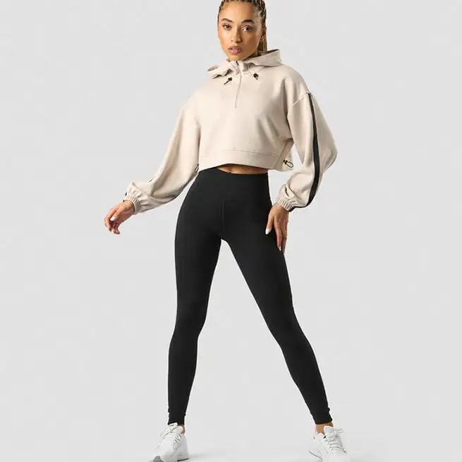 ICANIWILL Stance Cropped Hoodie, Dark Brown 31 ICANIWILL Stance Cropped Hoodie, Dark Brown - Billede 31