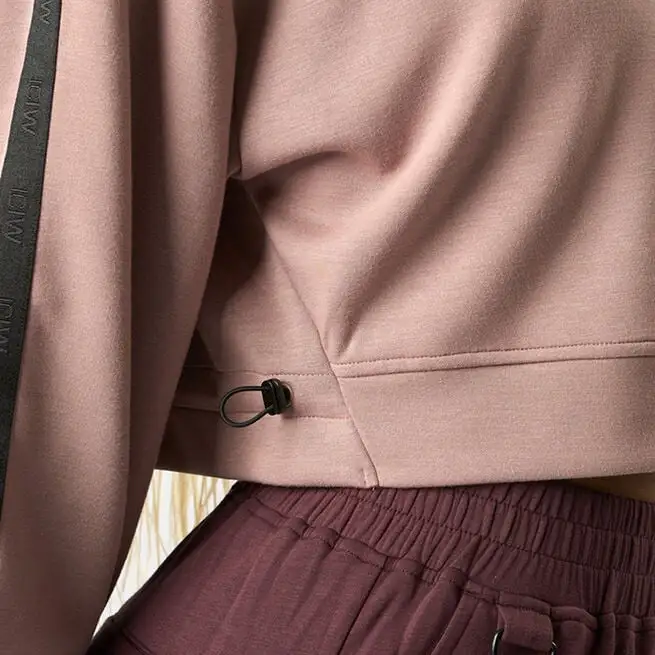 ICANIWILL Stance Cropped Hoodie, Light Mauve 10 ICANIWILL Stance Cropped Hoodie, Light Mauve - Billede 10