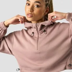 ICANIWILL Stance Cropped Hoodie, Beige -butik med fitnessudstyr 13185 194R ICANIWILL Stance Cropped Hoodie LightMauve 0123 7