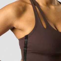 ICANIWILL Stance Sports Bra, Black -butik med fitnessudstyr 13186 284R ICANIWILL Stanc Sports Bra DarkBrown 0123 3