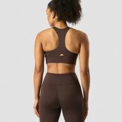 ICANIWILL Stance Sports Bra, Black -butik med fitnessudstyr 13186 284R ICANIWILL Stanc Sports Bra DarkBrown 0123 5