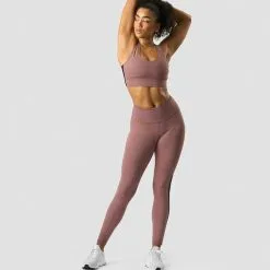 ICANIWILL Stance Tights, Black -butik med fitnessudstyr 13187 170R ICANIWILL StanceTightsMauve 0123 2