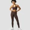 ICANIWILL Stance Tights, Dark Brown