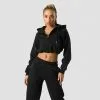ICANIWILL Everyday Cropped Hoodie Wmn, Black