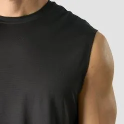 ICANIWILL Stride Sleeveless T-shirt, Black 11 ICANIWILL Stride Sleeveless T-shirt, Black -butik med fitnessudstyr 13192 001R ICANIWILL Stride Sleeveless T shirt Black jan23 4