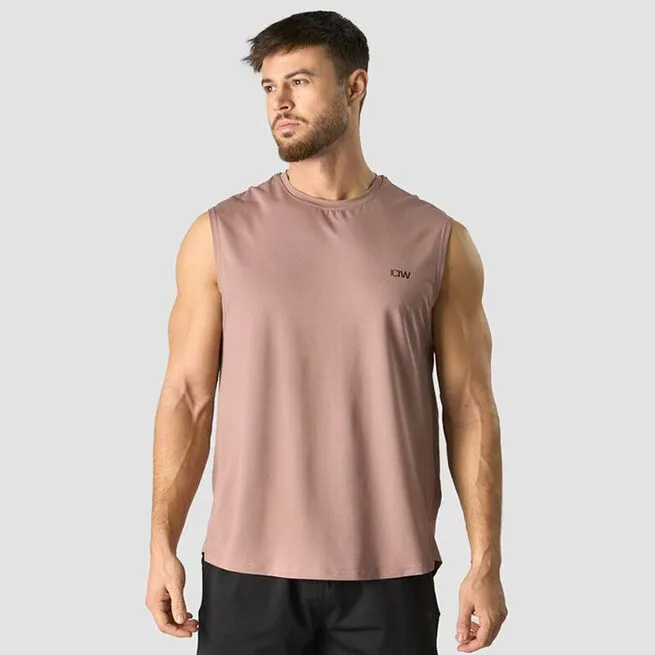 ICANIWILL Stride Sleeveless T-shirt, Light Mauve 1 ICANIWILL Stride Sleeveless T-shirt, Light Mauve
