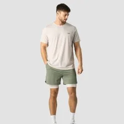 ICANIWILL Stride 2-in-1 Shorts, Sea Green -butik med fitnessudstyr 13195 286R ICANIWILL Stride Shorts 2 in 1 Sea Green 7