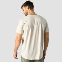 ICANIWILL Stride T-shirt DriRelease, Light Grey -butik med fitnessudstyr 13197 004R ICANIWILL Stride T shirt DriRelease Grey 2