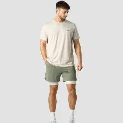 ICANIWILL Stride T-shirt DriRelease, Light Grey -butik med fitnessudstyr 13197 004R ICANIWILL Stride T shirt DriRelease Grey 5