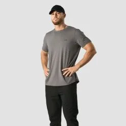 ICANIWILL Stride T-shirt DriRelease, Grey -butik med fitnessudstyr 13197 008 ICANIWILL Stride T shirt DriRelease Grey jan23 5