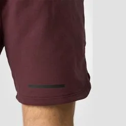 ICANIWILL Stride Sweat Shorts, Burgundy -butik med fitnessudstyr 13200 006R ICANIWILL Stride Sweat Shorts Burgundy jan23 4
