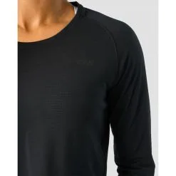 ICANIWILL Stride Cropped Long Sleeve, Black -butik med fitnessudstyr 13209 001R ICIW Stride Cropped Long Sleeve Black 04 feb23 2