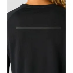 ICANIWILL Stride Cropped Long Sleeve, Sea Green -butik med fitnessudstyr 13209 001R ICIW Stride Cropped Long Sleeve Black 05 feb23