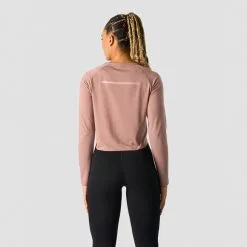 ICANIWILL Stride Cropped Long Sleeve, Black -butik med fitnessudstyr 13209 194R ICIW Stride Cropped Long Sleeve Light Mauve 02 feb23 3