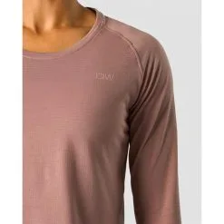 ICANIWILL Stride Cropped Long Sleeve, Light Mauve -butik med fitnessudstyr 13209 194R ICIW Stride Cropped Long Sleeve Light Mauve 03 feb23 1