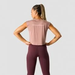 ICANIWILL Stride Cropped Tank, Light Mauve -butik med fitnessudstyr 13210 194R ICIW Stride Cropped Tank Light Mauve 02 feb23 2