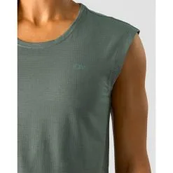 ICANIWILL Stride Cropped Tank, Light Mauve -butik med fitnessudstyr 13210 286R ICIW Stride Cropped Tank Sea Green 04 jan23 1
