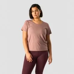 ICANIWILL Stride T-shirt, Black -butik med fitnessudstyr 13211 194R ICIW Stride T shirt Light Mauve 01 feb23 3