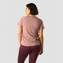 ICANIWILL Stride T-shirt, Black -butik med fitnessudstyr 13211 194R ICIW Stride T shirt Light Mauve 02 feb23 3
