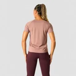 ICANIWILL Stride T-shirt, Light Mauve -butik med fitnessudstyr 13211 194R ICIW Stride T shirt Light Mauve 04 feb23 2