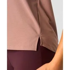 ICANIWILL Stride T-shirt, Burgundy -butik med fitnessudstyr 13211 194R ICIW Stride T shirt Light Mauve 06 feb23