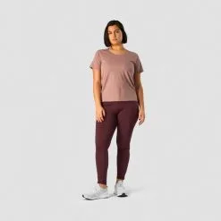ICANIWILL Stride T-shirt, Black -butik med fitnessudstyr 13211 194R ICIW Stride T shirt Light Mauve 07 feb23 3