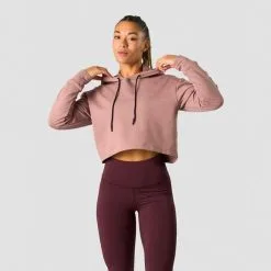 ICANIWILL Stride Cropped Hoodie, Black -butik med fitnessudstyr 13212 194R ICIW Stride Cropped Hoodie Light Mauve 01 feb23