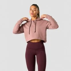 ICANIWILL Stride Cropped Hoodie, Light Mauve -butik med fitnessudstyr 13212 194R ICIW Stride Cropped Hoodie Light Mauve 01 feb23 3