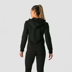 ICANIWILL Stride Zipper Hoodie, Black -butik med fitnessudstyr 13213 001R ICIW Stride Zipper Hoodie Black 02 feb23 2