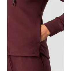 ICANIWILL Stride Zipper Hoodie, Black -butik med fitnessudstyr 13213 006R ICIW Stride Zipper Hoodie Burgundy 04 feb23 1