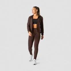 ICANIWILL Stride Sweatpants, Burgundy -butik med fitnessudstyr 13214 284R ICIW Stride Sweatpants Dark Brown 04 feb23