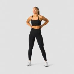 ICANIWILL Stride Strappy Sportsbra, Black 34 ICANIWILL Stride Strappy Sportsbra, Black -butik med fitnessudstyr 13215 001R ICIW Stride Strappy Sportsbra Black 05 feb23 2
