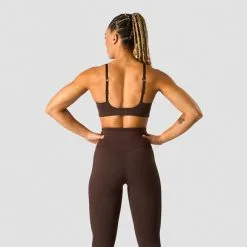 ICANIWILL Stride Strappy Sportsbra, Black 37 ICANIWILL Stride Strappy Sportsbra, Black -butik med fitnessudstyr 13215 284R ICIW Stride Strappy Sportsbra Dark Brown 02 feb23 1
