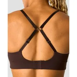 ICANIWILL Stride Strappy Sportsbra, Sea Green -butik med fitnessudstyr 13215 284R ICIW Stride Strappy Sportsbra Dark Brown 05 feb23