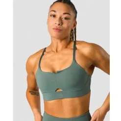 ICANIWILL Stride Strappy Sportsbra, Sea Green -butik med fitnessudstyr 13215 286R ICIW Stride Strappy Sportsbra Sea Green 03 feb23