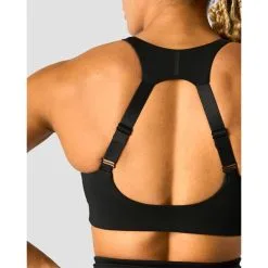 ICANIWILL Stride Sports Bra, Burgundy -butik med fitnessudstyr 13216 001R ICIW Stride Sports Bra Black 06 feb23 1