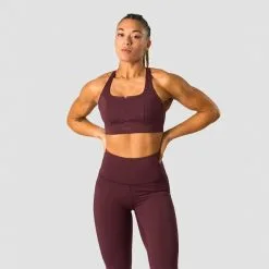 ICANIWILL Stride Sports Bra, Burgundy