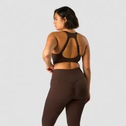 ICANIWILL Stride Sports Bra, Dark Brown -butik med fitnessudstyr 13216 284R ICIW Stride Sports Bra Dark Brown 05 feb23 4